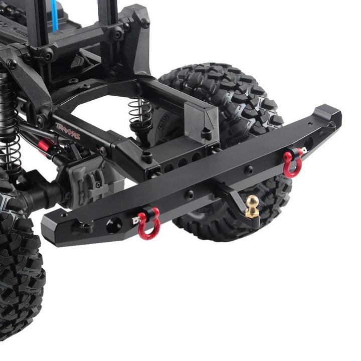 Metal Front Rear Bumper with LED Lights for Axial SCX10 II Jeep Cherokee