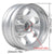 2PCS CNC Metal Front Rear Wheel Rims for 1/14 Tamiya Tractor