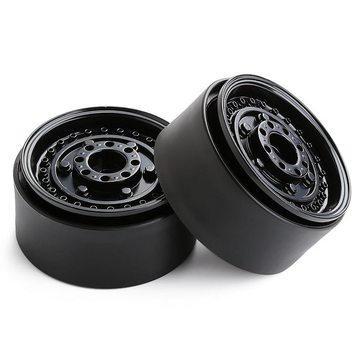 4PCS 1.9" Beadlock Wheel Rims for 1/10 Scale RC Rock Crawler, 116g/pcs