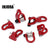 6 pcs diffedent shape red Tow Hooks