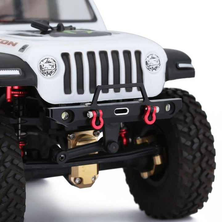 58*15mm Metal Front Bumper with 2 Hooks for Axial SCX24