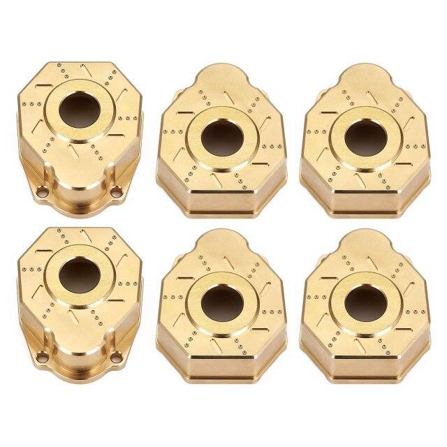 Outer Portal Drive Housing Brass Heavy Counterweight for TRX-4 TRX-6