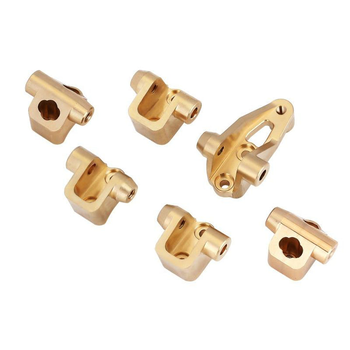 Aluminum Brass Axle Mount Set Suspension Links Stand for TRX-4 TRX-6