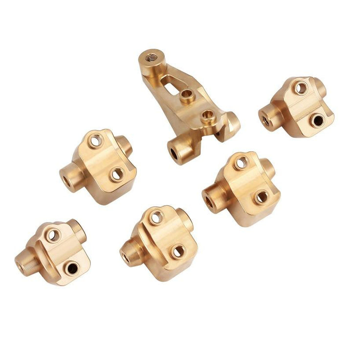 Aluminum Brass Axle Mount Set Suspension Links Stand for TRX-4 TRX-6