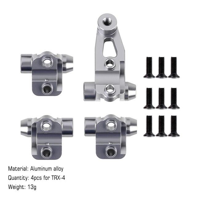 Aluminum Brass Axle Mount Set Suspension Links Stand for TRX-4 TRX-6