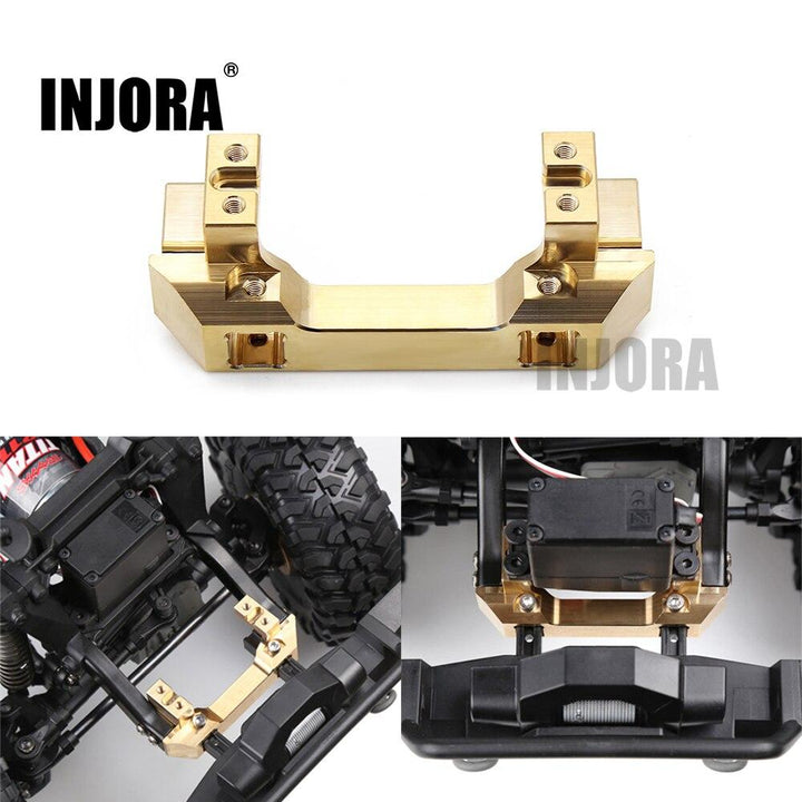 Brass Front Bumper Mount Servo Stand for Traxxas TRX-4