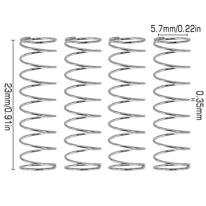 3 Sets 23*5.7mm Metal Springs for Axial SCX24 Shock Absorber