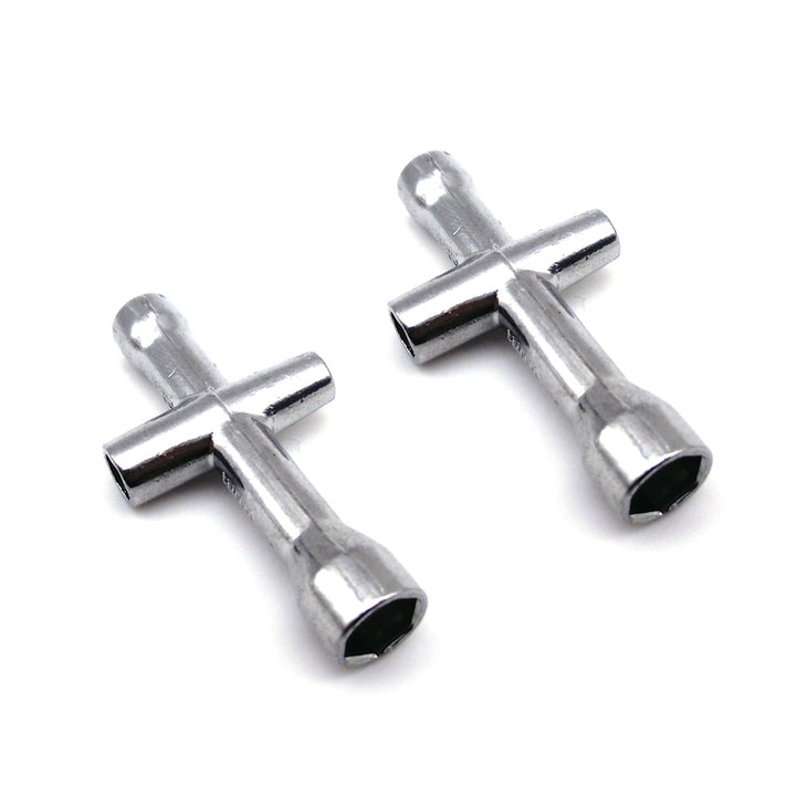 2PCS 4mm 5mm 5.5mm 7mm Cross Wrench Hex Socket Repair Tools