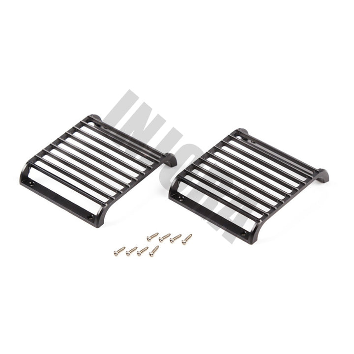 2PCS Metal Front Lamp Guards, Headlight Cover Grille for Traxxas TRX-4