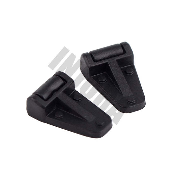 2PCS Black Plastic Engine Cover Hinge for Traxxas TRX-4