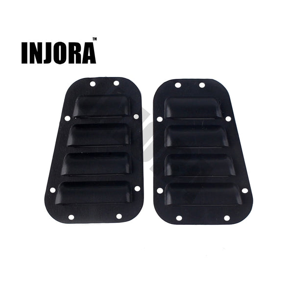 2PCS Black Plastic Intake Grille Cover for Traxxas TRX-4
