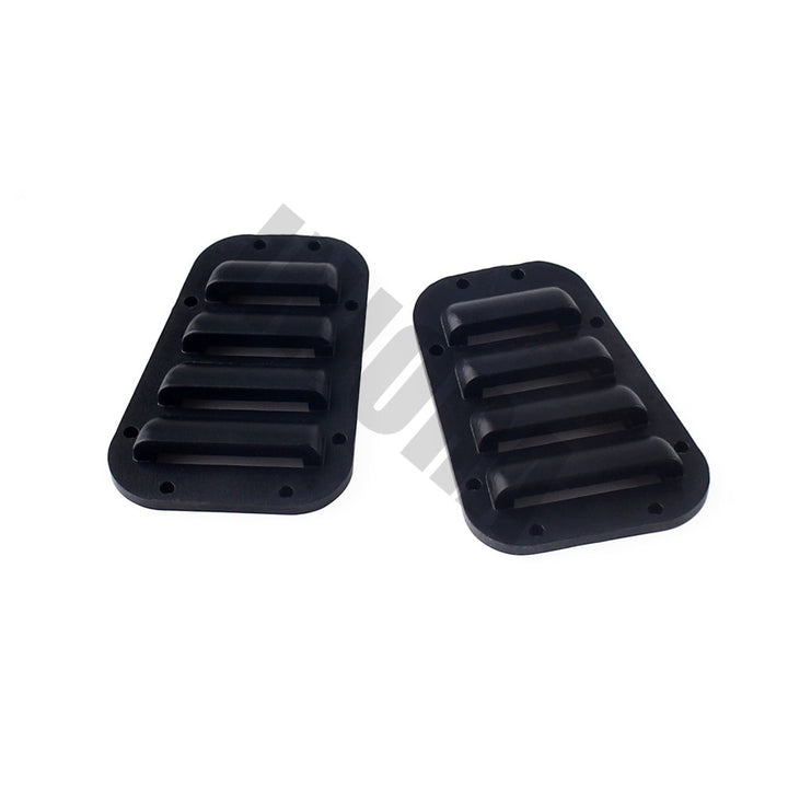 2PCS Black Plastic Intake Grille Cover for Traxxas TRX-4