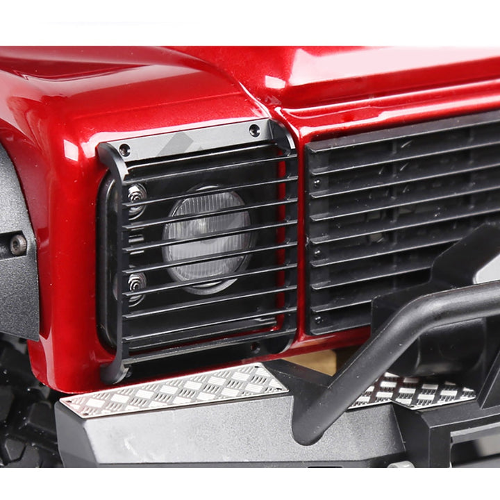 2PCS Metal Front Lamp Guards, Headlight Cover Grille for Traxxas TRX-4
