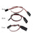 3 pcs Servo Extension Wire with dimension markings