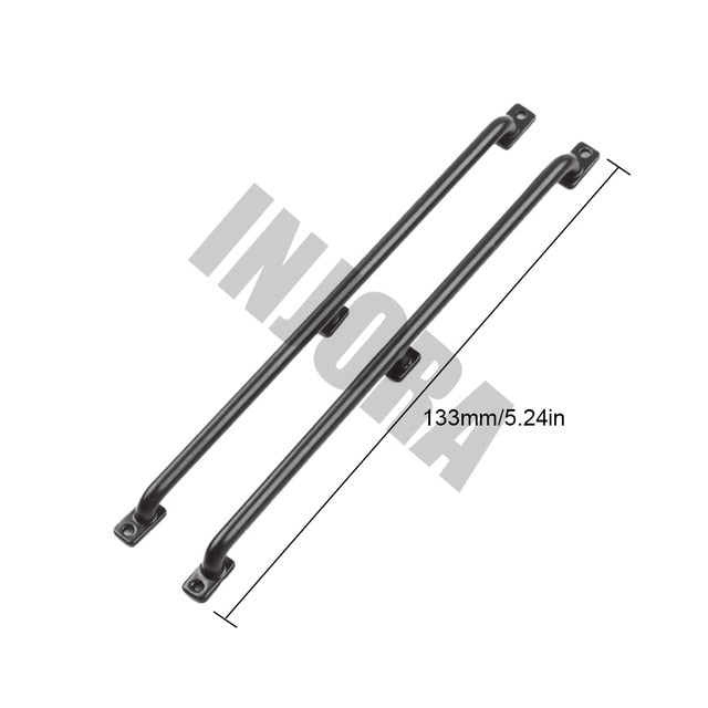 2PCS 75mm/133mm Metal Body Shell Handrails for 1/10 RC Crawler