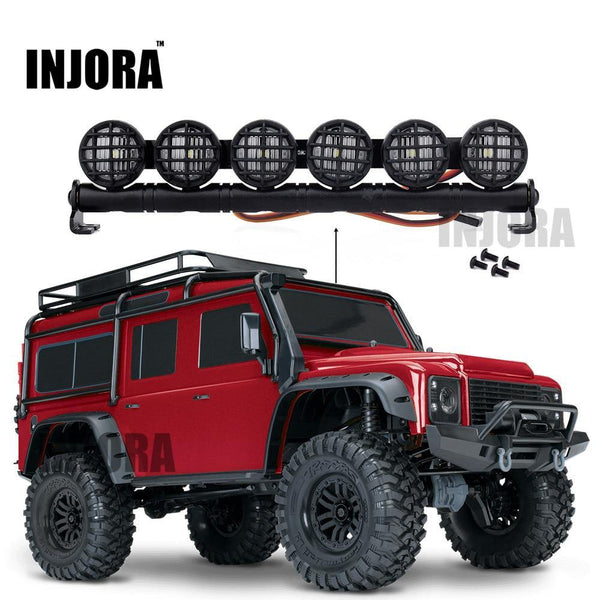 6-Light Light Bar on a red RC Car