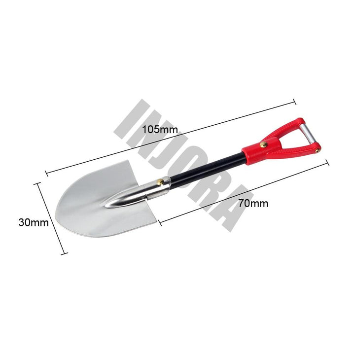 Mini Metal Shovel with dimension markings