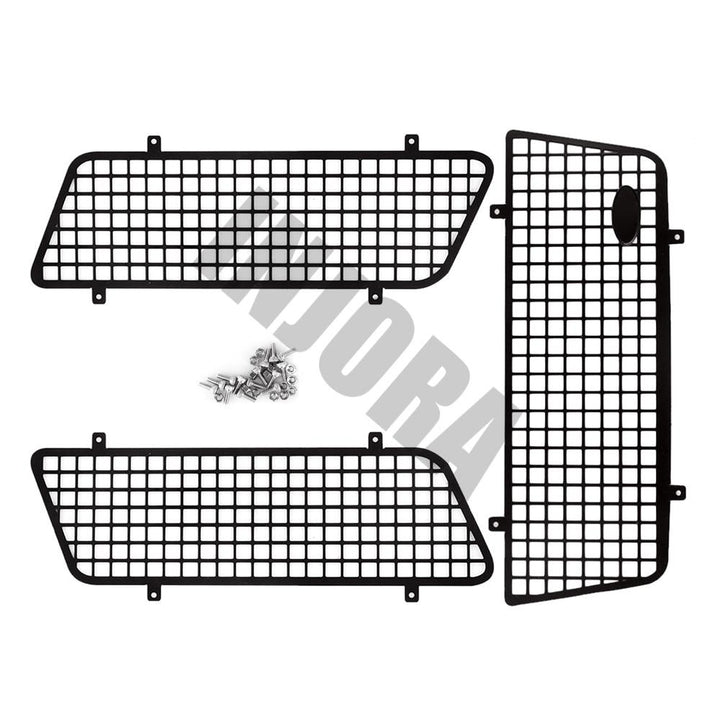 3PCS Metal Window Mesh Protective Net with Logo for TRX-4 Bronco 82046-4