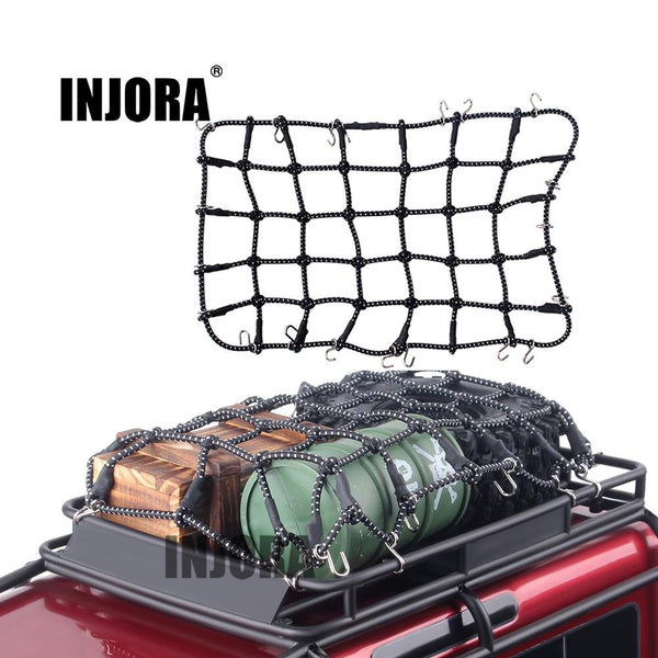 Black Luggage Net on RC Crawler - injora