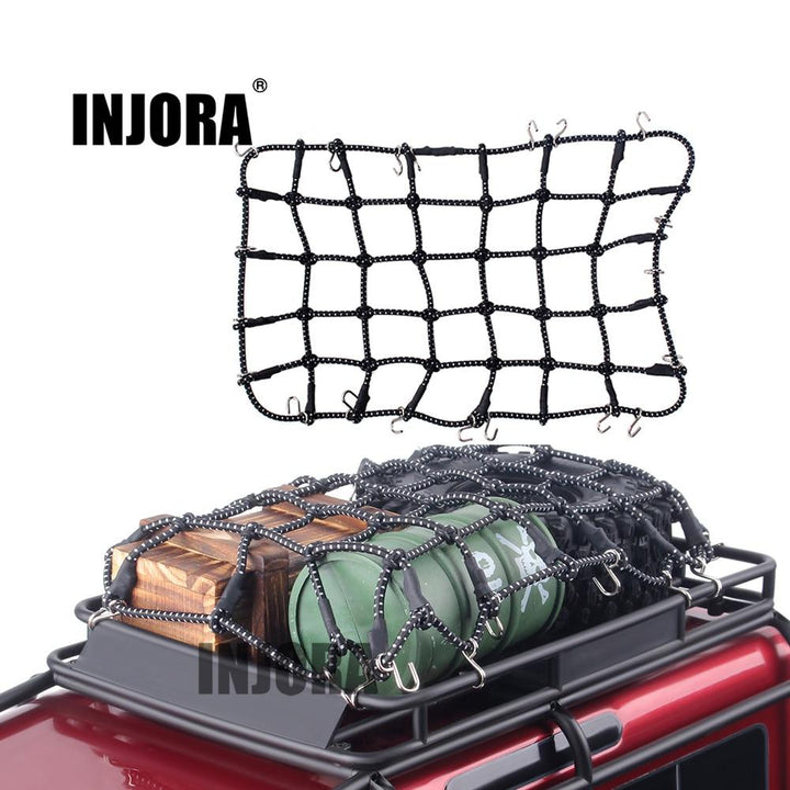 Black Luggage Net on RC Crawler - injora