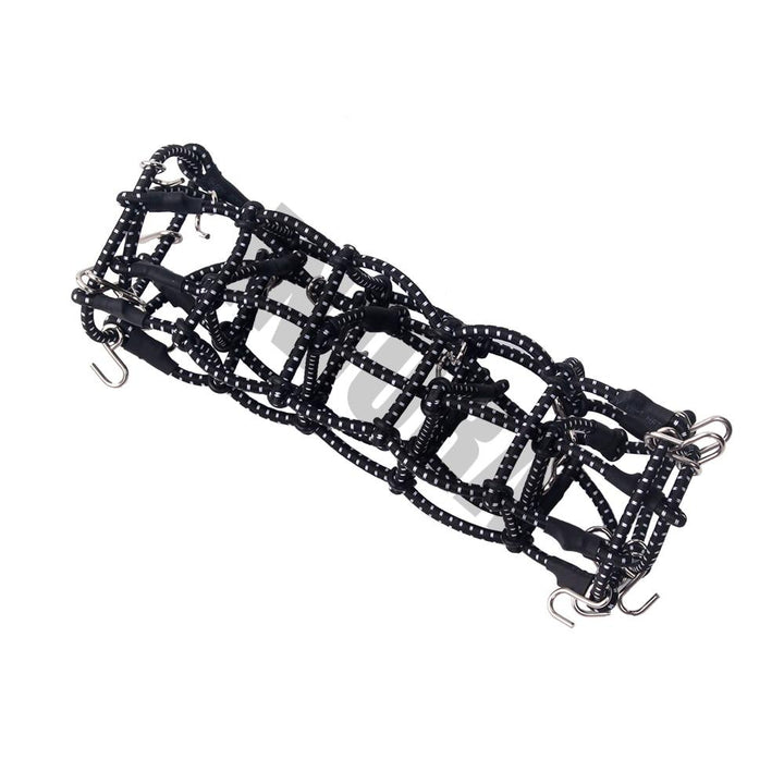 A roll of black net
