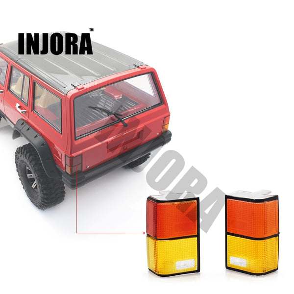 2PCS Tail Light Cover for Axial SCX10 II Jeep Cherokee