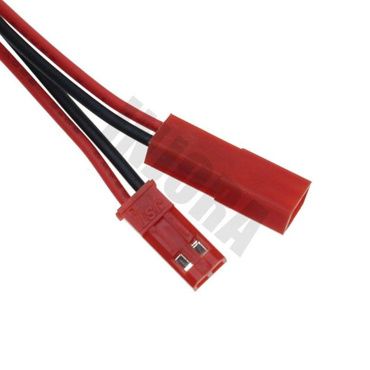 Male and Female JST connector plug details