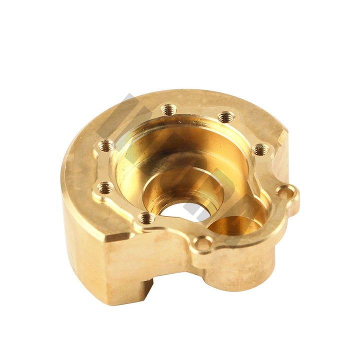 2PCS Brass Counterweight Balance Weight Portal Drive Housing for TRX-4 TRX-6