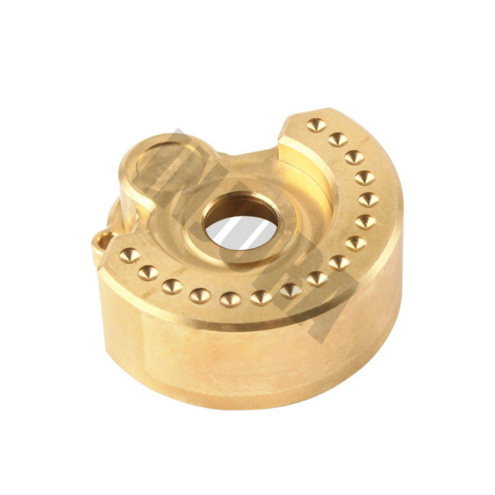 2PCS Brass Counterweight Balance Weight Portal Drive Housing for TRX-4 TRX-6