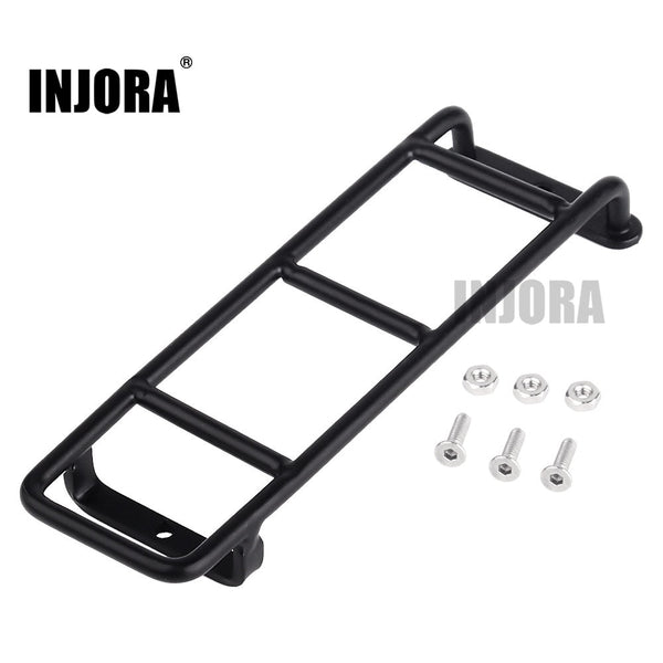 INJORA Straight/Curved Black Metal Side Ladder for 1/10 RC Rock Crawler