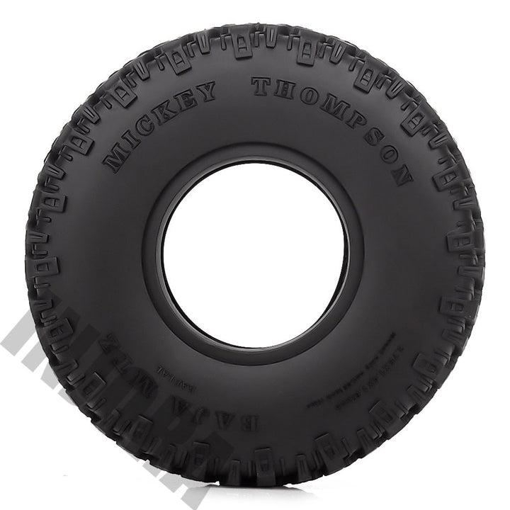 4PCS 1.55" 90*35mm Soft Rubber Wheel Tires for 1/10 RC Rock Crawler