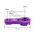 purple Servo Arm side with dimension markings